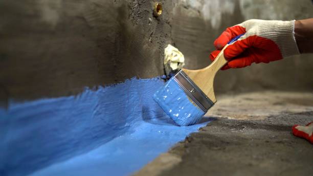 Commercial Emergency Waterproofing project at a Glencoe, IL business property by SJ Waterproofing Pros